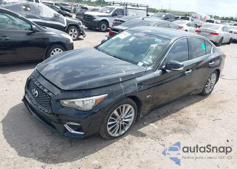 2020 Infiniti Q50 Luxe z USA, uszkodzony, nr VIN JN1EV7AP1LM201269